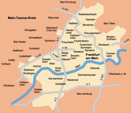 Karte des Betreuungsbereich